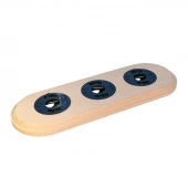 Рамка деревянная 3 местная Colony, натуральное дерево, RСD-03000 Retrika