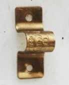 Суппорт для крепления трубки D15, латунь, 00015Р-10 ГусевЪ