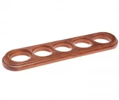 Рамка 5 местная, овал, вишня О15ВШ Salvador