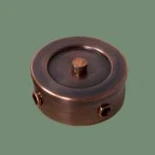 Распаечная коробка D85, Лонжин, темная медь, (трубка D12) LD34-85-12 Romatti