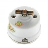 Ретро выключатель яблоня OP11AP Salvador одноклавишный проходной