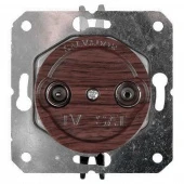 Ретро розетка ТВ венге CL.TV.WG Salvador