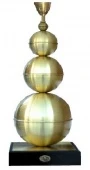 Светильник настольный №64 "Шары" латунь ННБ05-60-520/64 ГусевЪ
