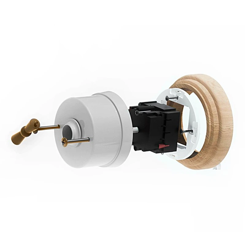 Ретро выключатель двухклавишный, кумару, OP21KM (KM) Salvador Ретро выключатель двухклавишный, кумару, OP21KM (KM) Salvador