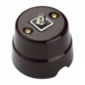 Ретро розетка для спутникового ТВ коричневый, 84023BW Fanton