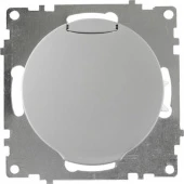 Розетка с крышкой, с заземлением, винтовые контакты, 10А-250В, серая, 1E10501302 Ruwel