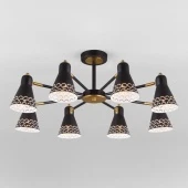 Потолочная люстра в стиле лофт Trina, 70100/8 черный ЕВРОСВЕТ