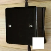 Корпус распределительной коробки ретро белый, N011.02.00 DerevFarfor, серия МонолитБревно