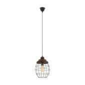 Лофт светильник подвесной Bampton, черный, 49499 Eglo