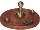 Ретро выключатель, медь, 02030И-80/1 ГусевЪ, одноклавишный проходной