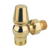 Ретро вентиль запорный угловой для радиатора 3/4" латунь V33420D Сarlo Poletti