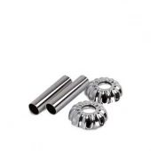Декоративные трубки и крышки для ретро радиатора 1/2" хром 0497-1500C070 S.R.Rubinetterie