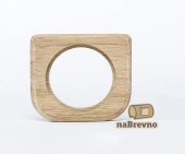 Одиночная накладка на бревно D300 мм., дуб, S+1-300-D naBrevno, серия Salvador+