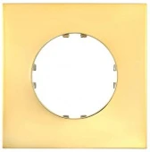 Рамка  1 местная, золотой, прямоугольник 884116-1, LK Studio Vintage