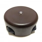 Распределительная коробка D110, коричневый матовый, B1-522-02M-К BIRONI с 4 кабельными вводами в комплекте