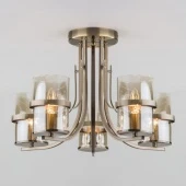 Люстра в стиле лофт Coppa, 60085/5 античная бронза ЕВРОСВЕТ