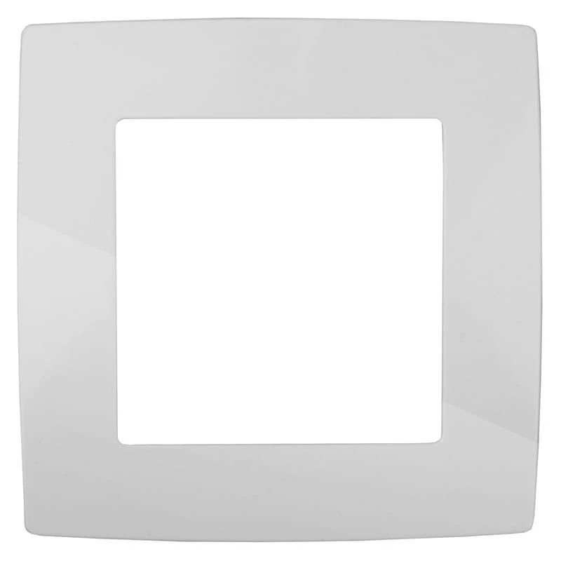Дизайнерская рамка 1 местная, белый, Б0014741 Эра, серия 12 Дизайнерская рамка 1 местная, белый, Б0014741 Эра, серия 12