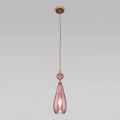 Подвесной светильник в стиле лофт Ilario, 50202/1 пурпурный ЕВРОСВЕТ