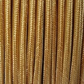 Ретро кабель электрический 2*0.75, золотой, Cab.M05 Merlotti cavi