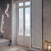 Дизайнерский радиатор Piazza 40 - 2600 Mandarino, алюминий