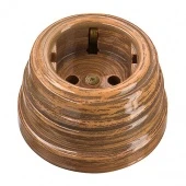 Ретро розетка электрическая с заземлением, Art-marrone GE70301-44 (KM) ТМ МезонинЪ