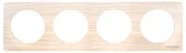 Рамка OneClick, 4 местная, выбеленный ясень, ROC4-AW Ruwel