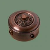 Распаечная коробка D80, Роматти, темная медь, (трубка D12) RD34-80L-12 Romatti