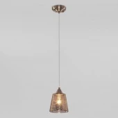 Подвесная люстра в стиле лофт Ollie, 50016/1 античная бронза ЕВРОСВЕТ