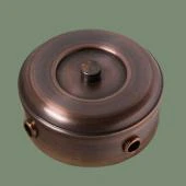 Распаечная коробка D95, Роматти, темная медь, (трубка D16) RD34-95-16 Romatti