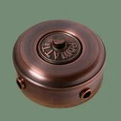 Распаечная коробка D95, Роматти, темная медь, (трубка D12) RD34-95L-12 Romatti