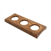 Накладка на бревно 260 мм. 3 местная, ясень в масле, СМСМ3-260 DecoWood