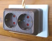 Двойная накладка на бревно от 280 мм., белый, N012.12.00 Derevfarfor, серия ЭкономБлокхаус