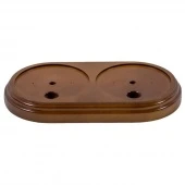 Подложка 2 местная "Арбат", с посадочным местом, темный дуб, Interior Electric