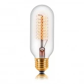 Ретро лампа накаливания T45 F5 PLUS, E27, золотая, 053-907 Sun Lumen