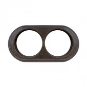 Рамка 2 местная овал венге О12ВГ Salvador