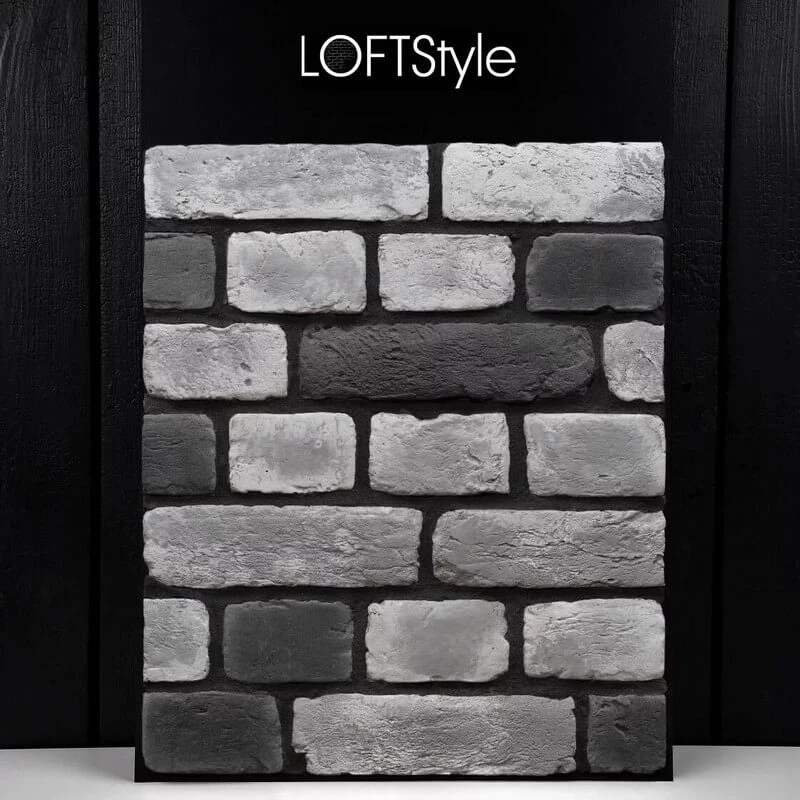 Лофт плитка Black Snow & Graphite (элемент тычок), бетон BSGBТ LOFTStyle Лофт плитка Black Snow & Graphite (элемент тычок), бетон BSGBТ LOFTStyle