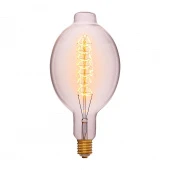 Ретро лампа накаливания BT180 F5, E40, золотая, 052-146 Sun Lumen