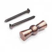 Ручка выключателя красная бронза 10533 Lindas