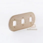 Тройная накладка на плоскость, дуб, R3-0-D naBrevno, серия Ретро