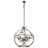 Люстра подвесная Bellator в стиле лофт, золото, A8960SP-6GA Arte Lamp