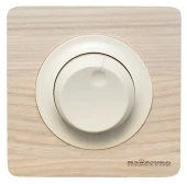 Выключатель светорегулятор, выбеленный ясень+бежевый, ROC1-AW/1E42001301 Ruwel