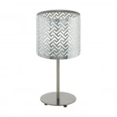 Лофт светильник настольный Leamington 1, никель, 49167 Eglo