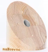 Накладка на скошенный потолок D155, 0.L4-40-S сосна, угол 40 градусов naBrevno