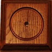 Рамка 1 местная D100, бук, базовый цвет, прямоугольник, 00011Р-100 ГусевЪ