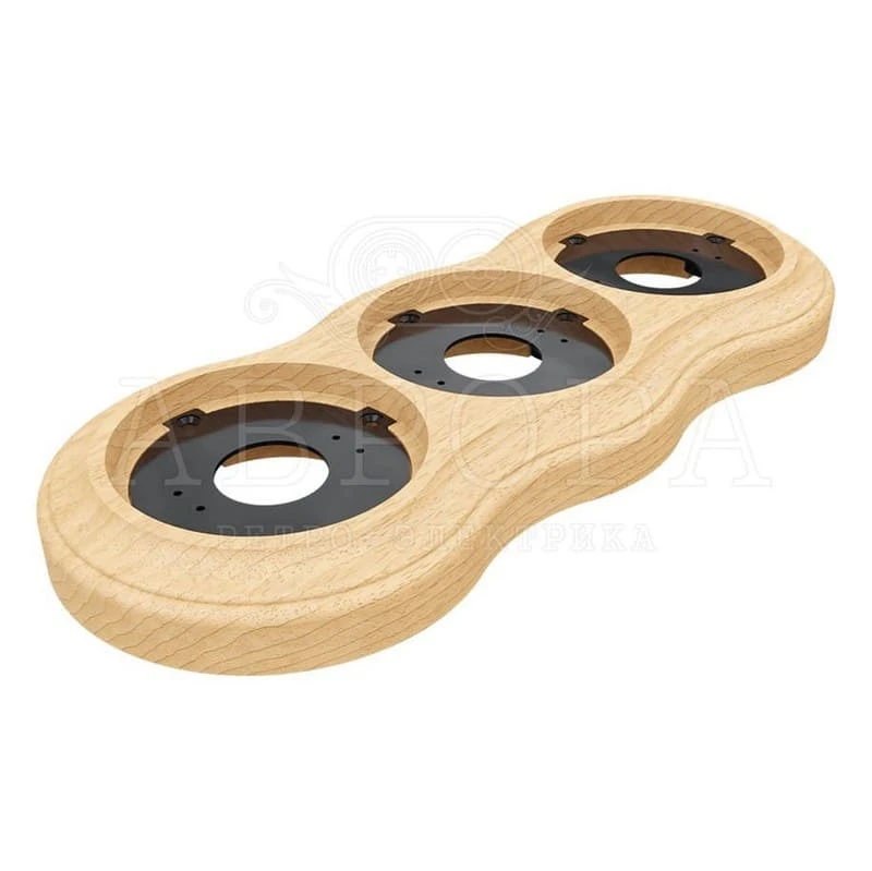 Рамка 3 местная, без тонировки, GE70833-00 МезонинЪ, серия Аврора Рамка 3 местная, без тонировки, GE70833-00 МезонинЪ, серия Аврора