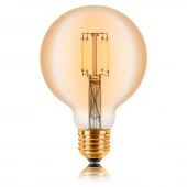 Ретро лампа светодиодная G95 LED 40W, E27, золотая, 057-301 Sun Lumen