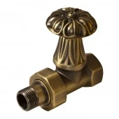 Ретро вентиль регулирующий прямой для радиатора 1/2" латунь v6731/2 RETRO style