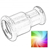 Муфта переходная для труб D22-18 цветная Loft, RMF-22/18S Retrika