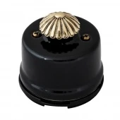 Ретро выключатель черный OP.DM.BL Salvador диммер