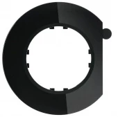 Рамка оконечная 1 местная, темное стекло, восьмерка 889210-1, LK Studio Vintage